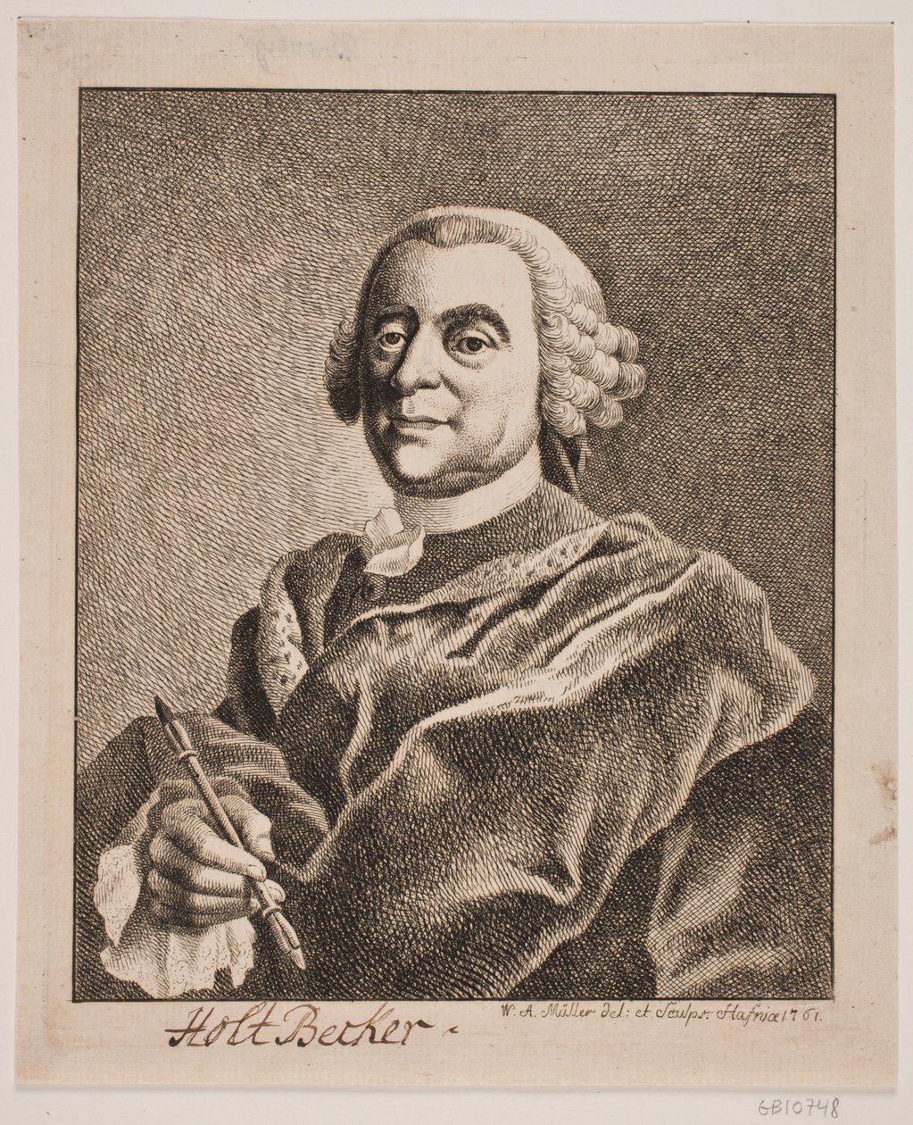 Johan Christopher Holtzbecher tekijältä W.A. Müller