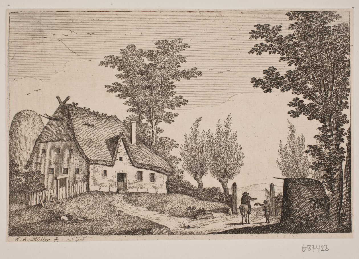 Maisema tekijältä W.A. Müller