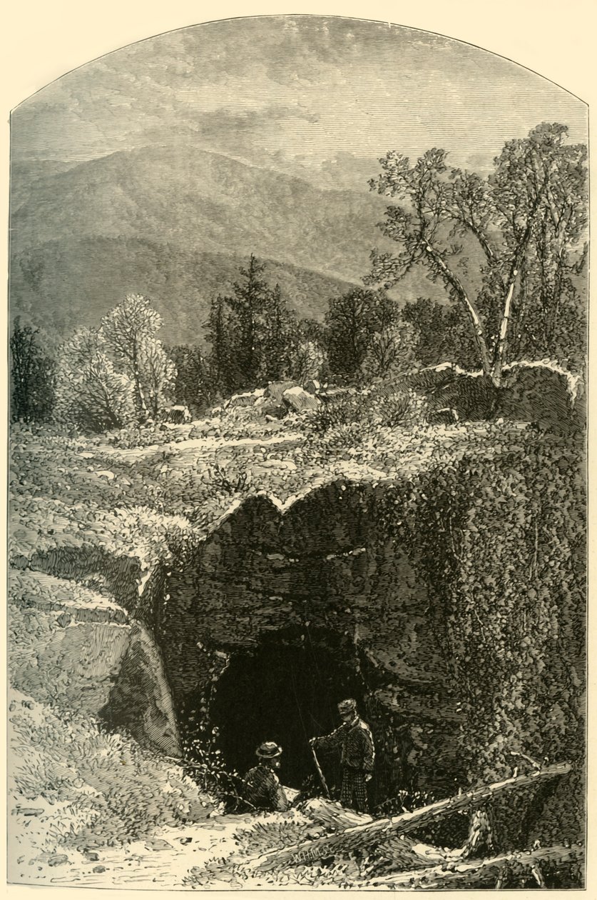 "Natural Bridge, North Adams", 1874. tekijältä W.H. Morse
