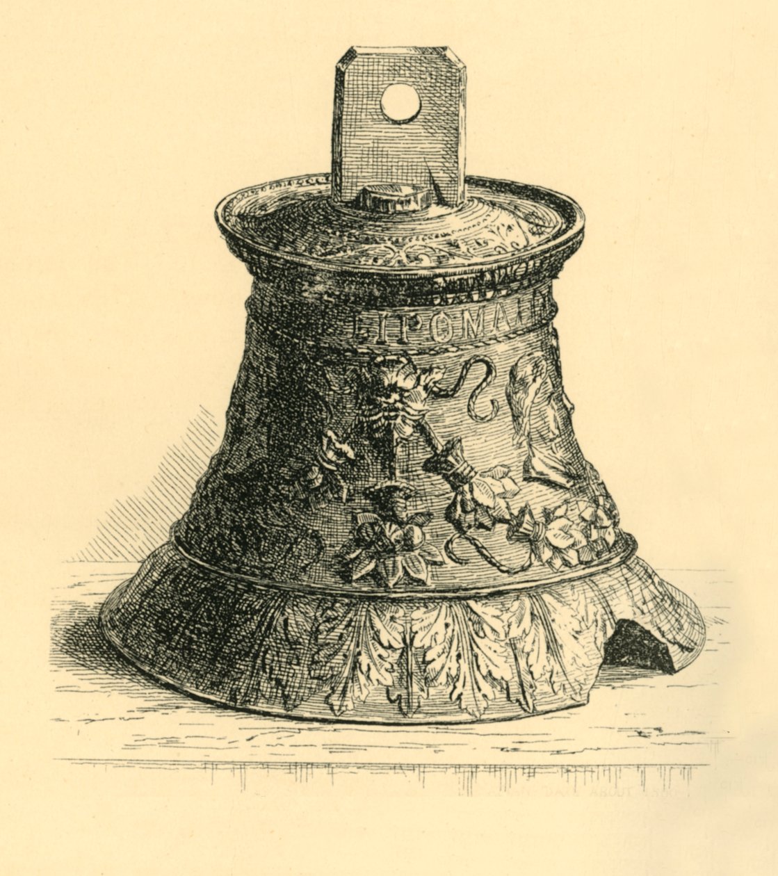 Pronssinen käsikello, c1530-c1570, 1881. tekijältä W. E. Mackaness