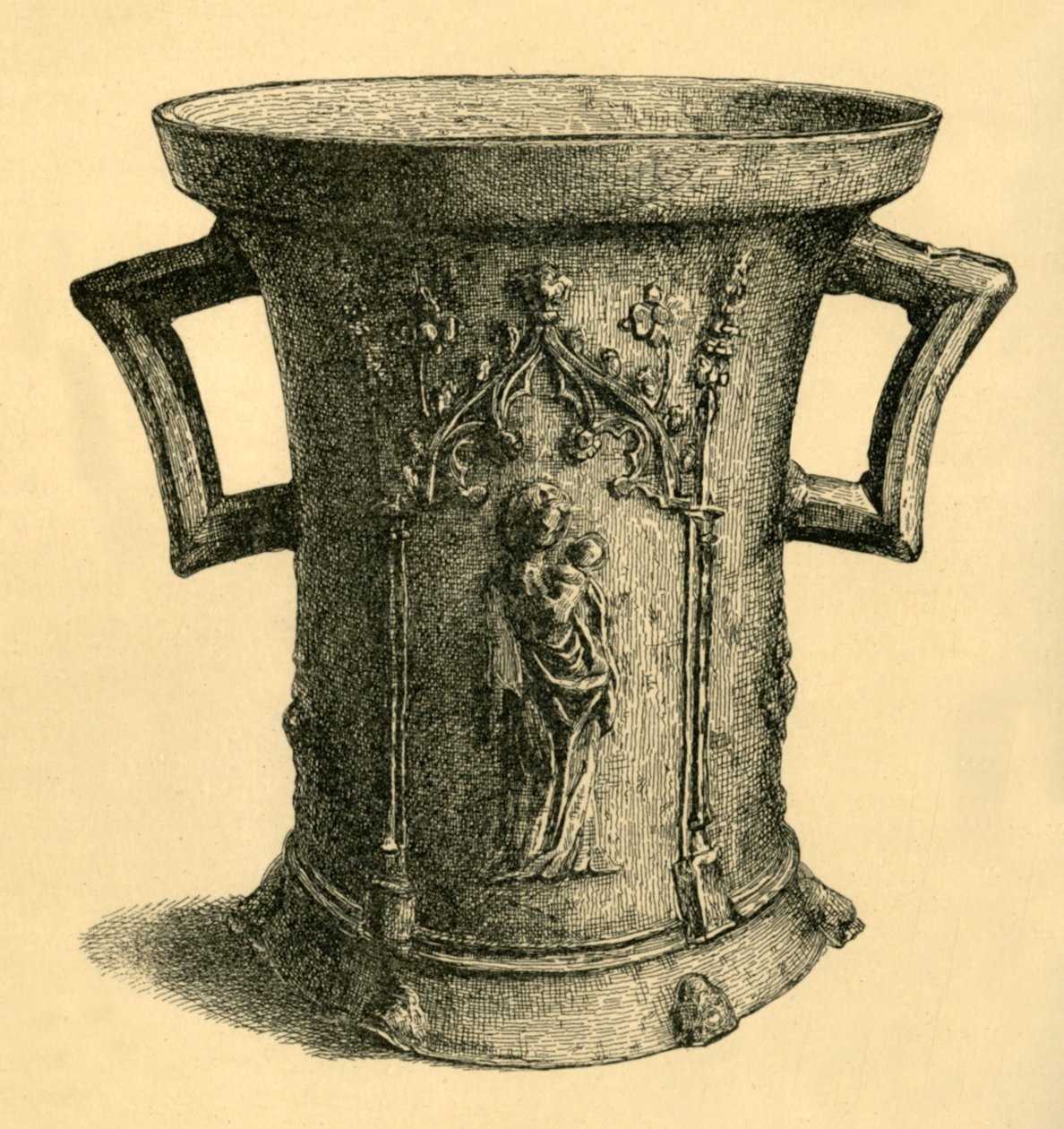 Laasti, 1300-luku, 1881. tekijältä W. E. Mackaness