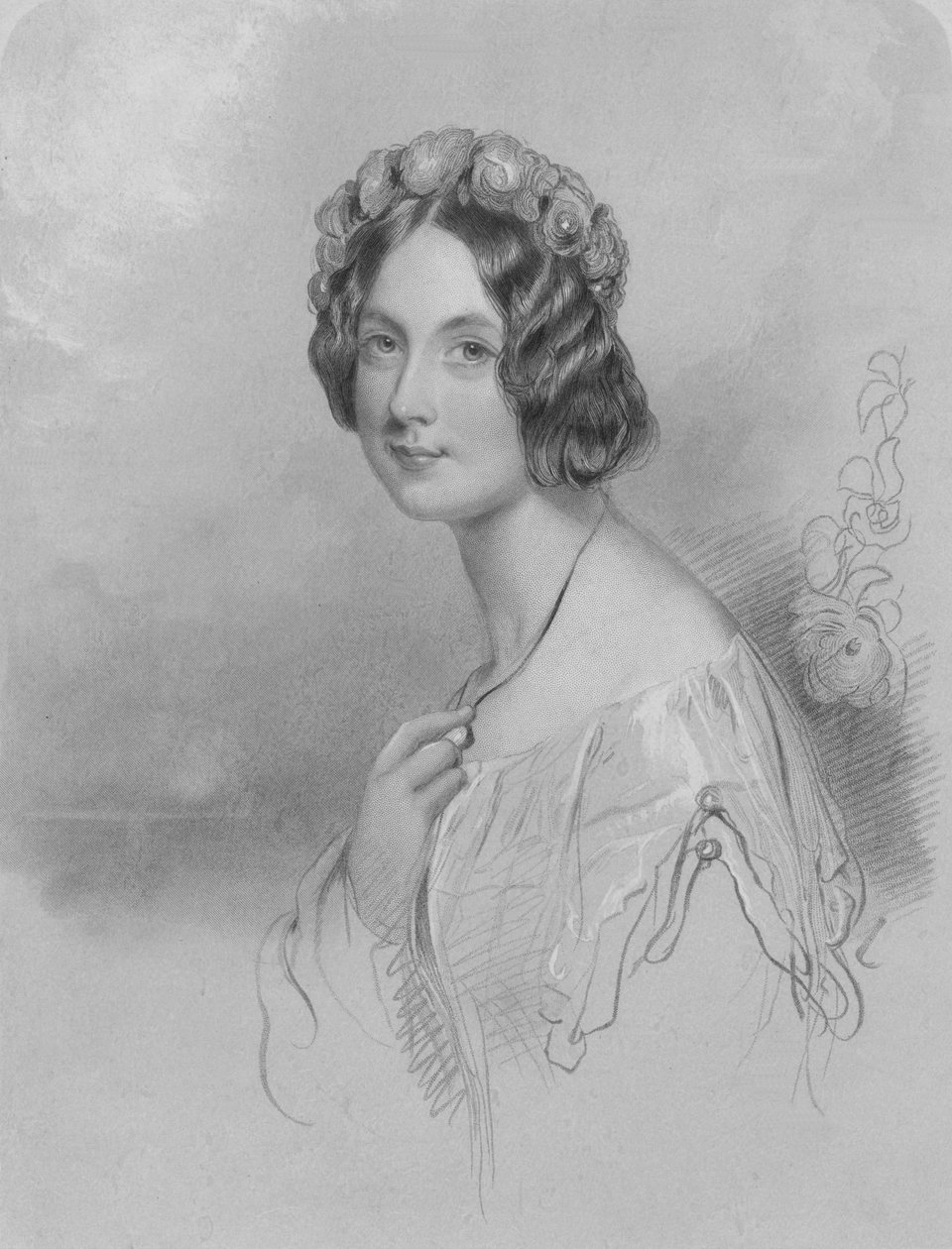 Arvoisa Helen Duncombe, 1800-luvun puoliväli. tekijältä W. H. Egleton