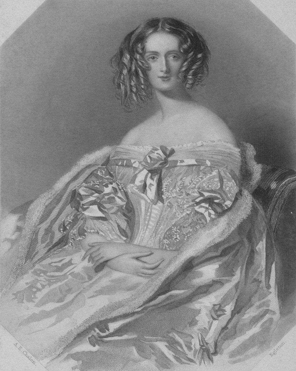 The Marchioness of Aylesbury, 1840. tekijältä W. H. Egleton