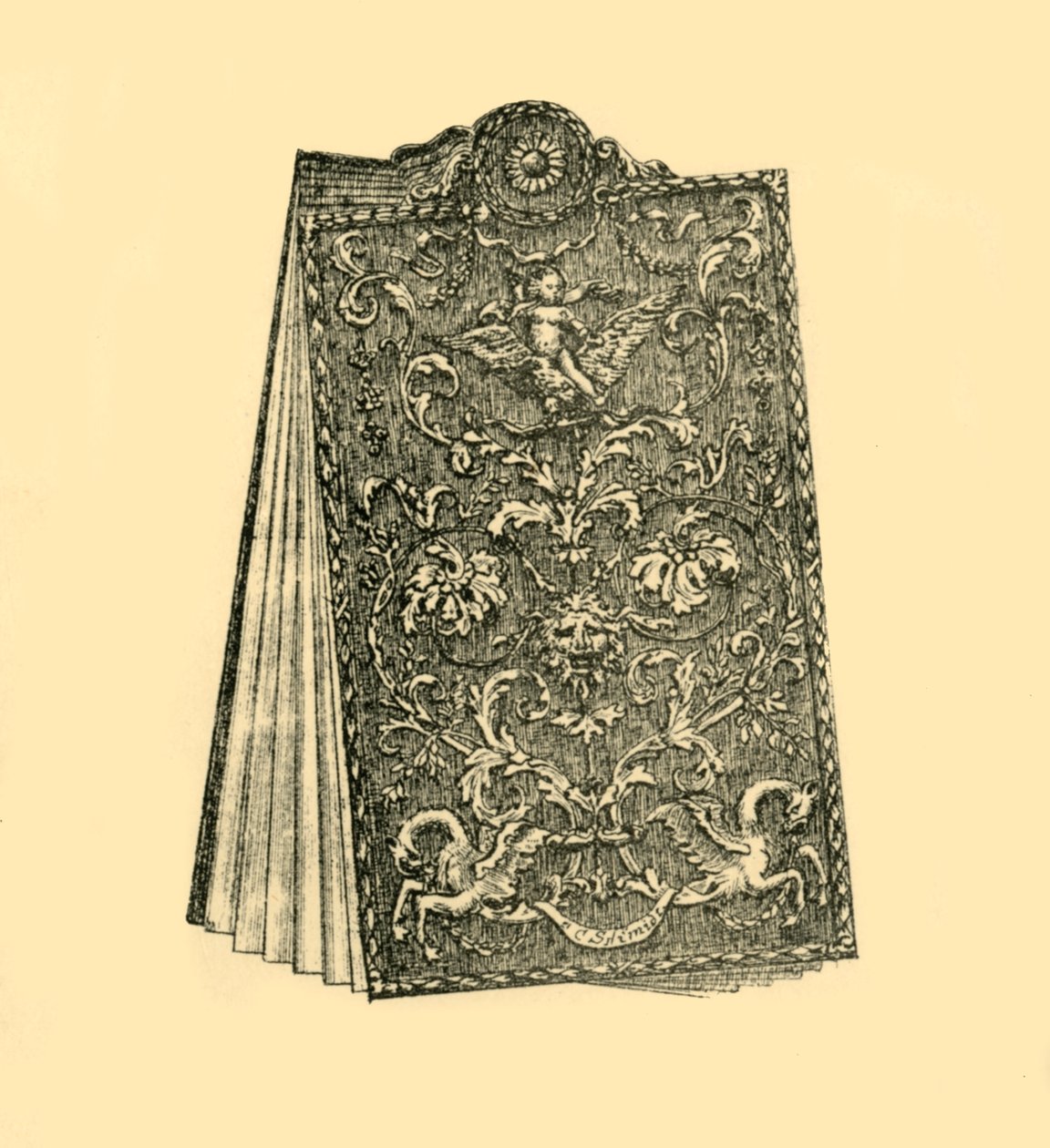 Kirjoitustaulut, 1690-1700, 1881. tekijältä W. Harbutt