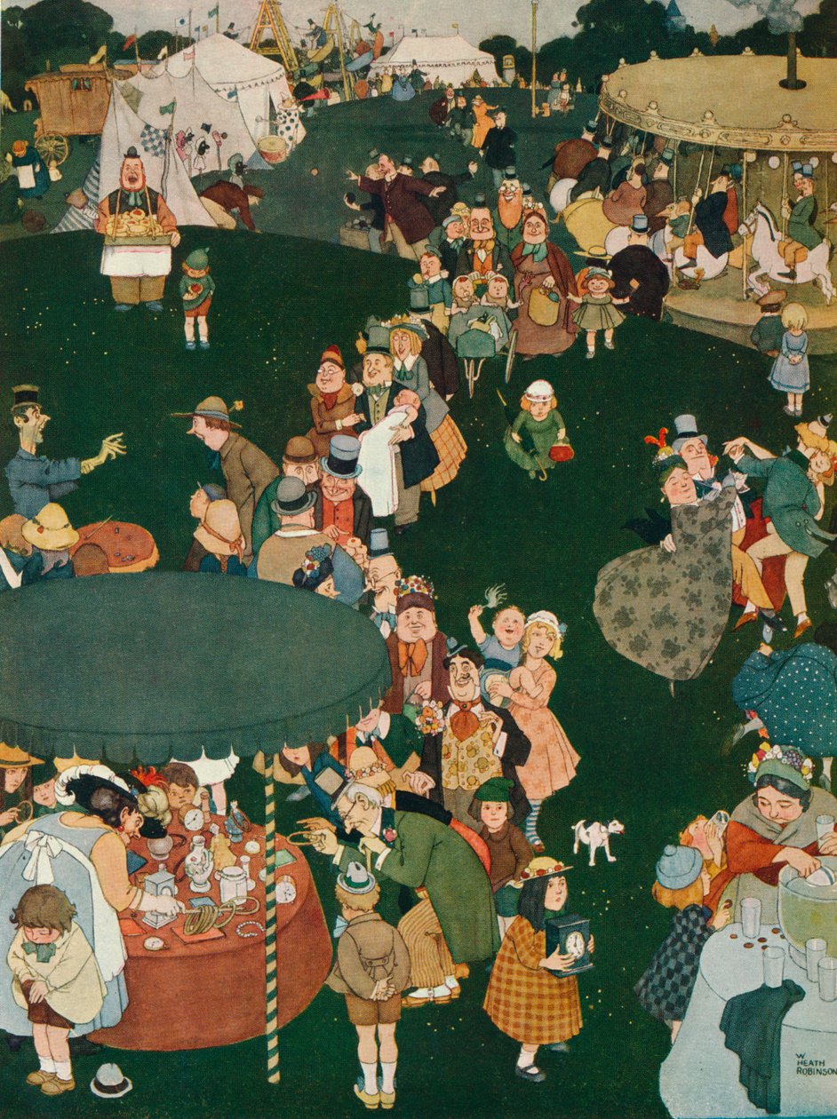 Messupäivä, 1800-luku, 1925 tekijältä William Heath Robinson