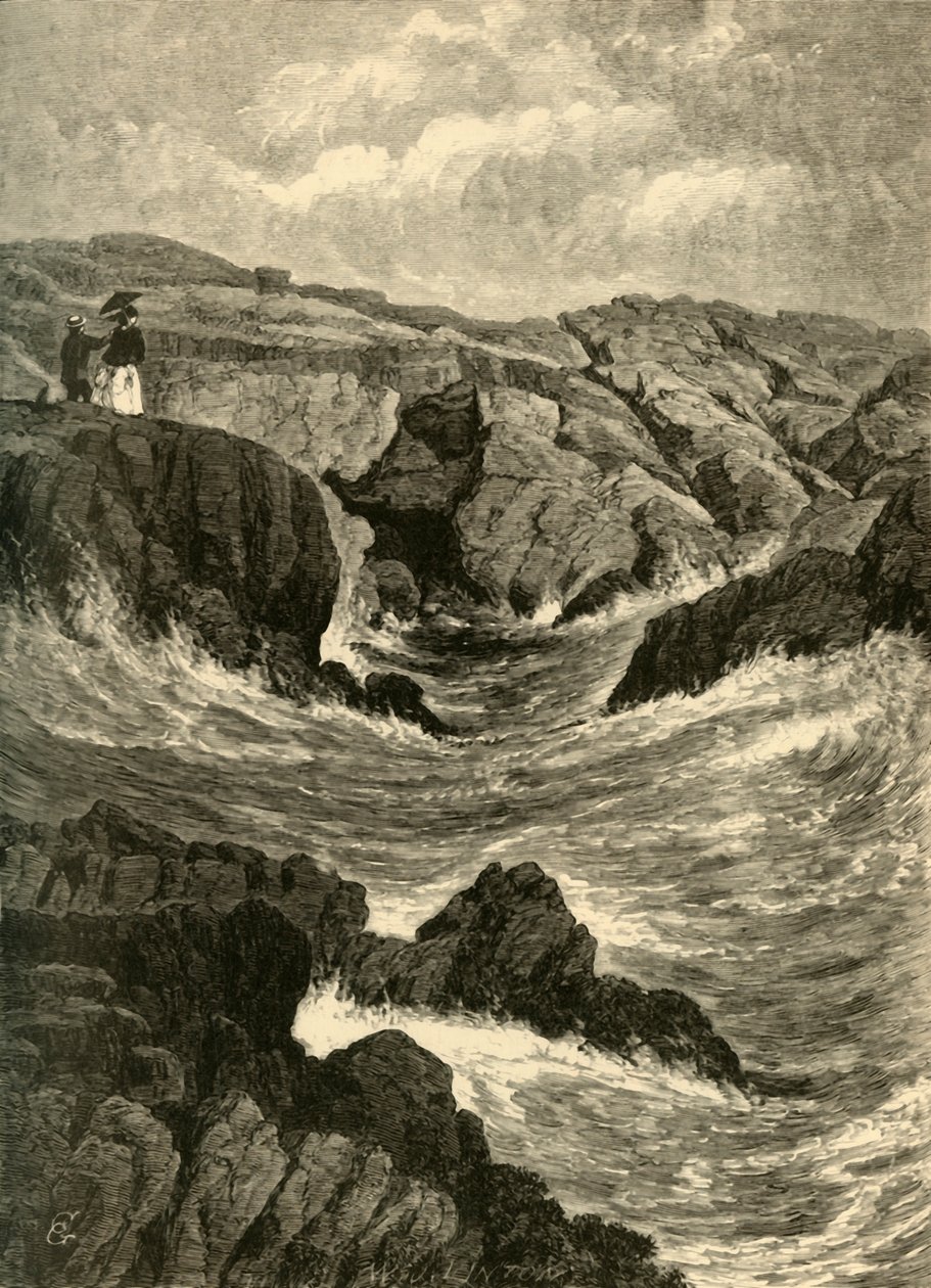 "The Spouting Cave", 1872. tekijältä W. J. Linton