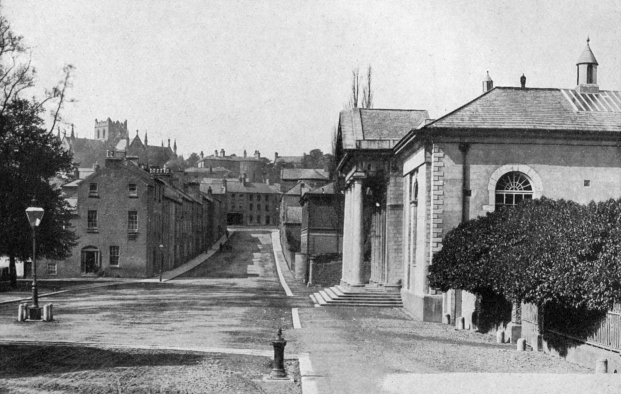 College Street, Armagh, Pohjois-Irlanti, 1924-1926 tekijältä W. Lawrence