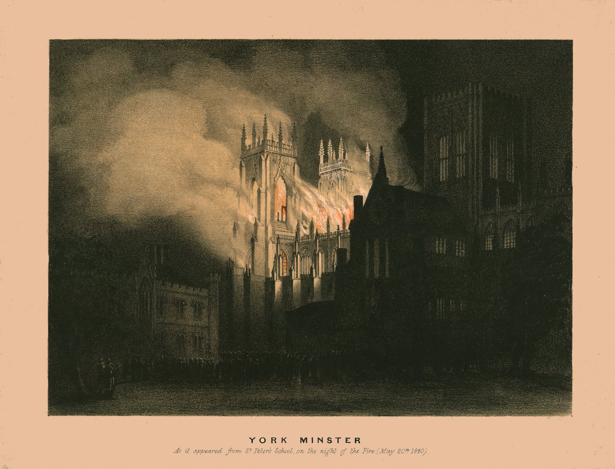 "York Minster", 1840. tekijältä W Monkhouse