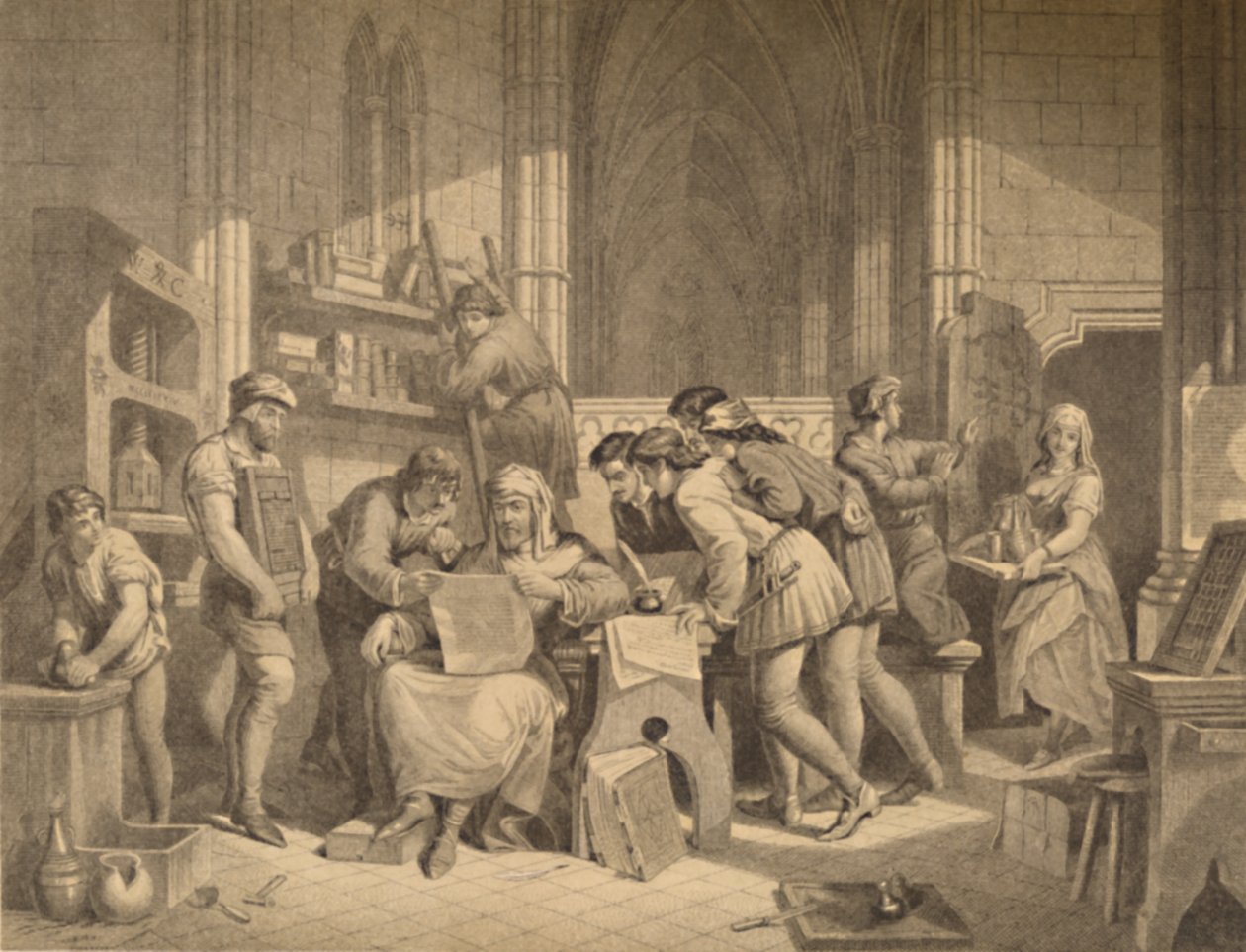 "Introduction of Printing Art", 1886 tekijältä W Ridgway