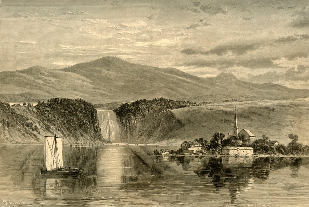 "Montmorencyn putoukset", 1874. tekijältä W. Roberts