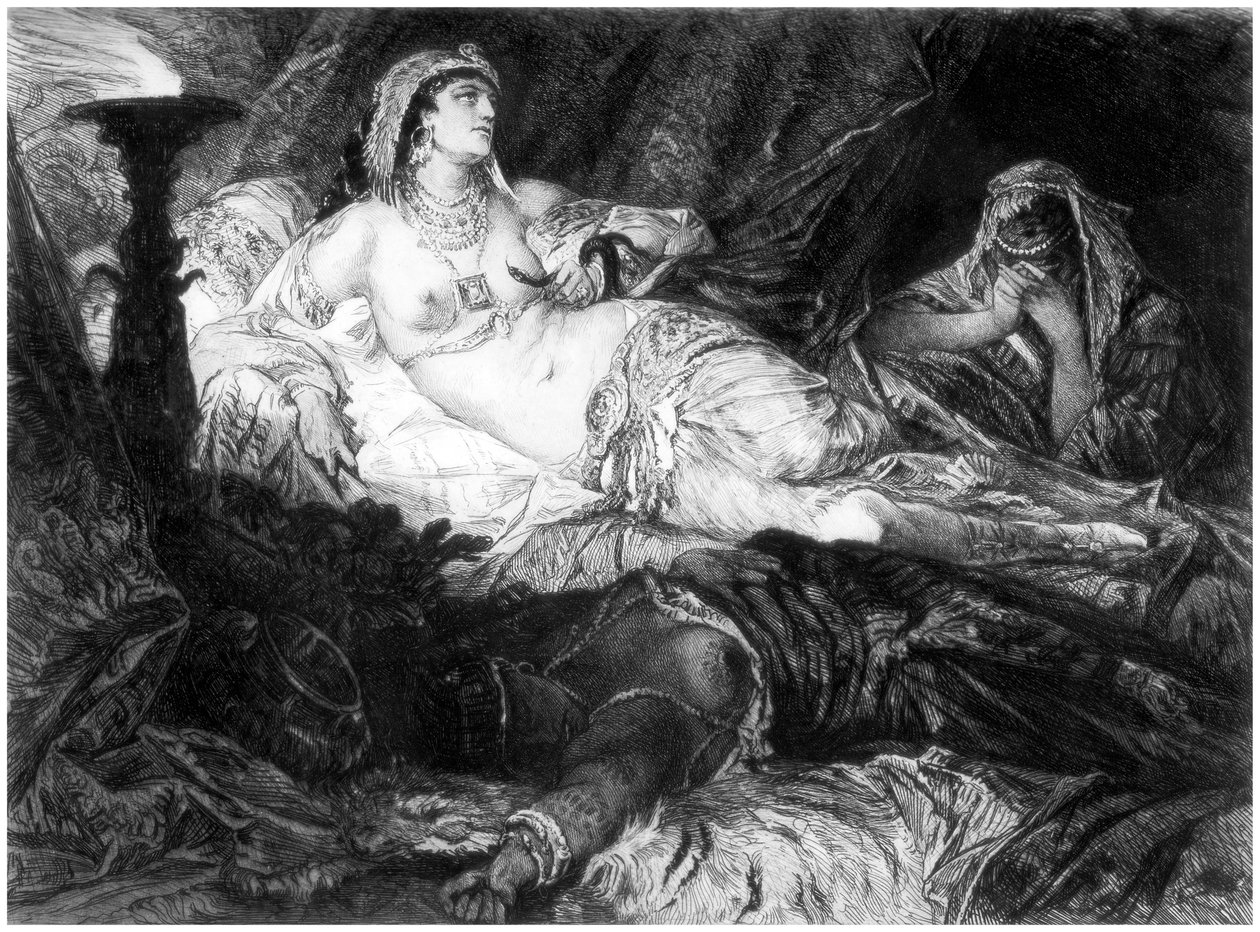 Kleopatra, 1880-1882. tekijältä W. Unger