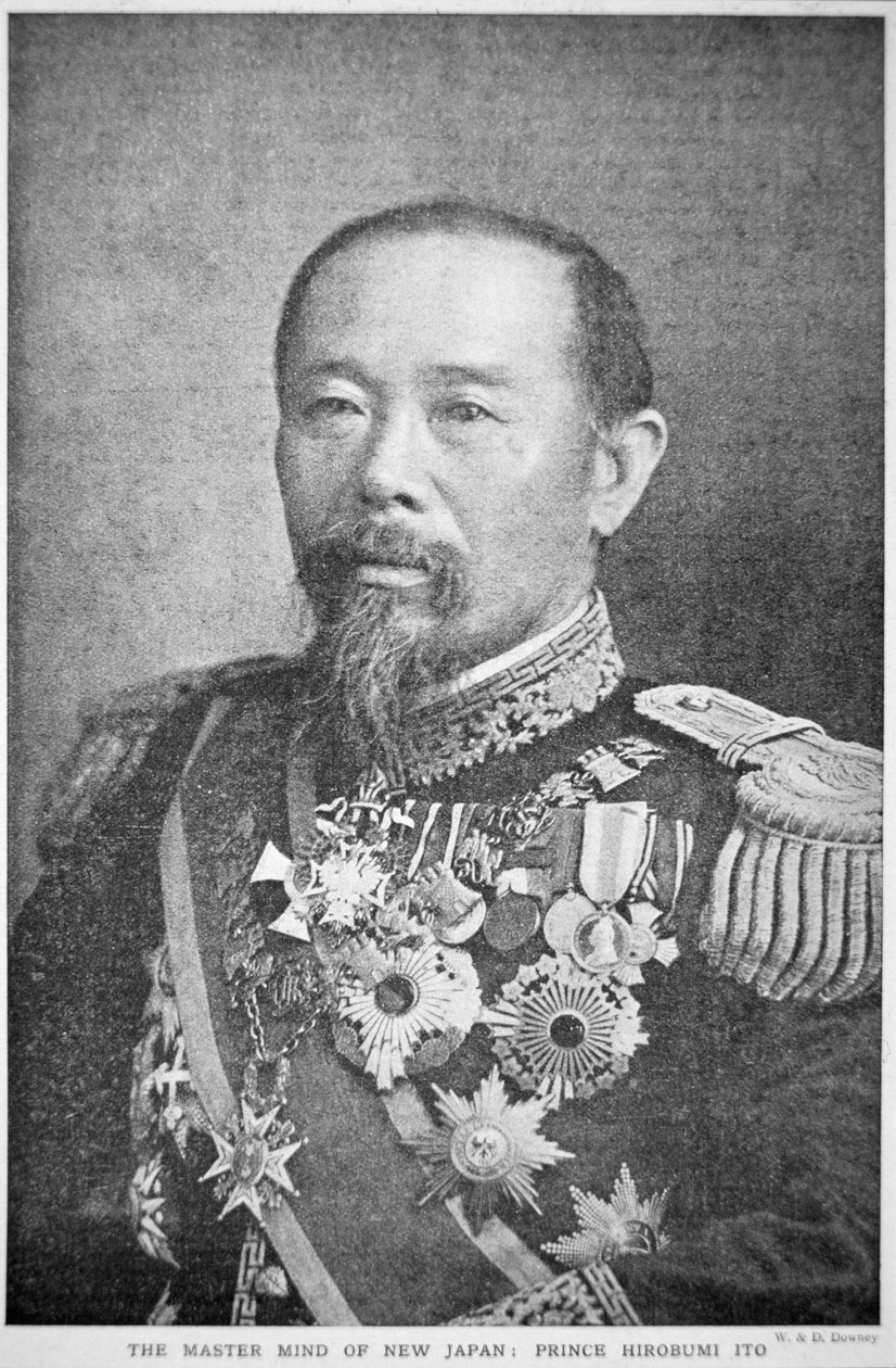 Prinssi Ito Hirobumi (m/w kuva) tekijältä W. and D. Downey