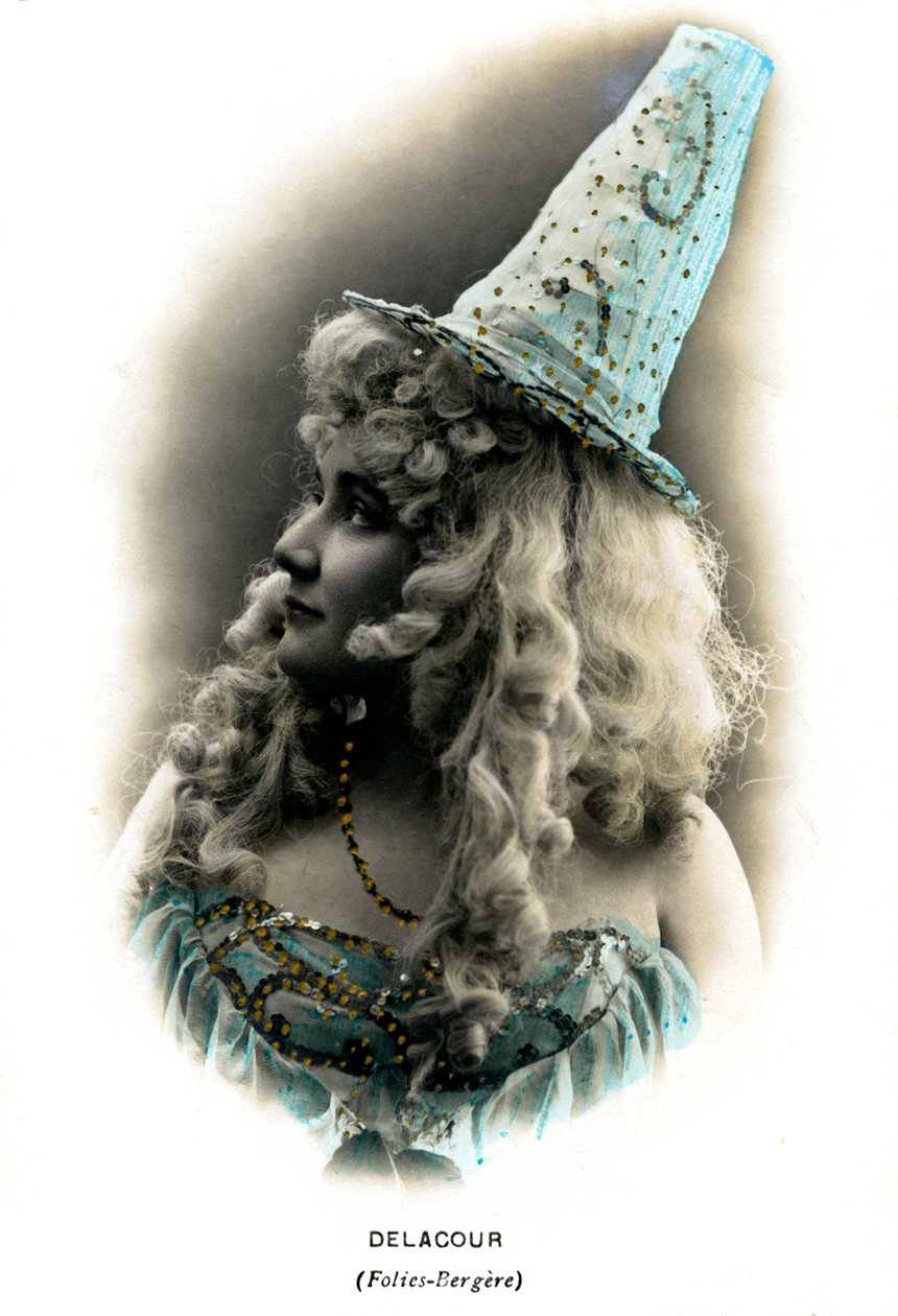 aDelacour Folies-Bergere, 1900-luvun alku. tekijältä Walery