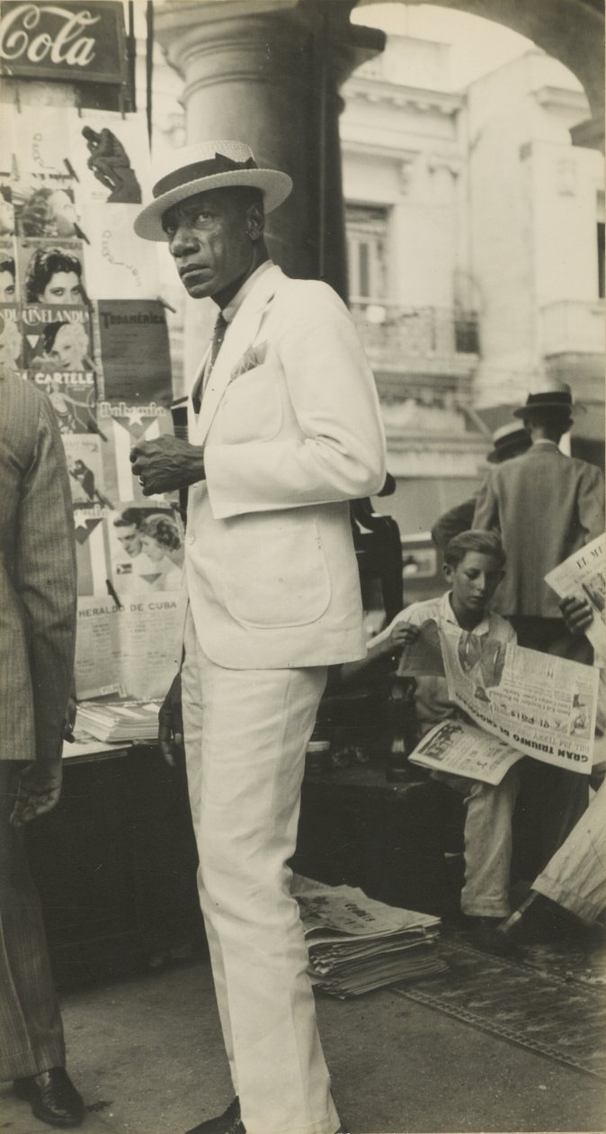 Havannan kansalainen / Citizen in Downtown Havana tekijältä Walker Evans