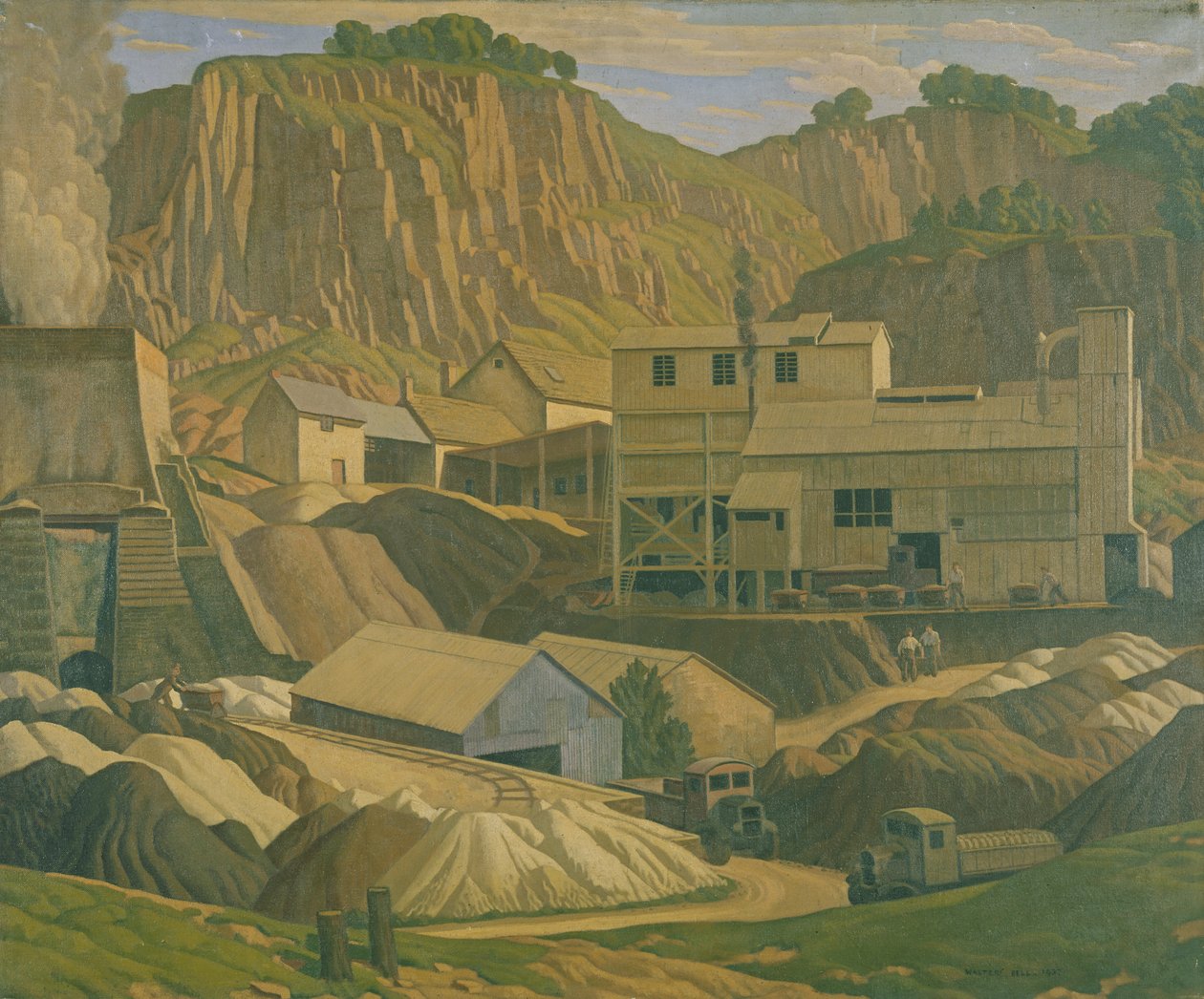 Derbyshiren louhos, 1937 tekijältä Walter Bell