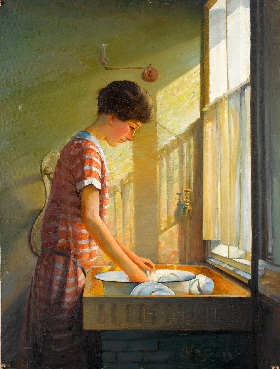 Washing Up, n. 1924-25 tekijältä Walter Bonner Gash