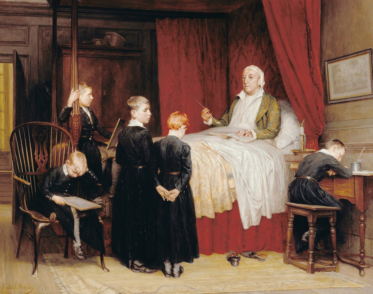 Vanhan ajan opetus Dulwich Collegessa tekijältä Walter Charles Horsley