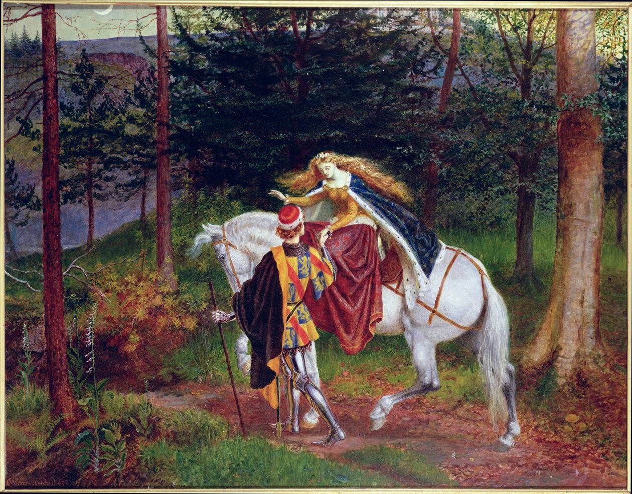 Kaunis nainen ilman armoa tekijältä Walter Crane