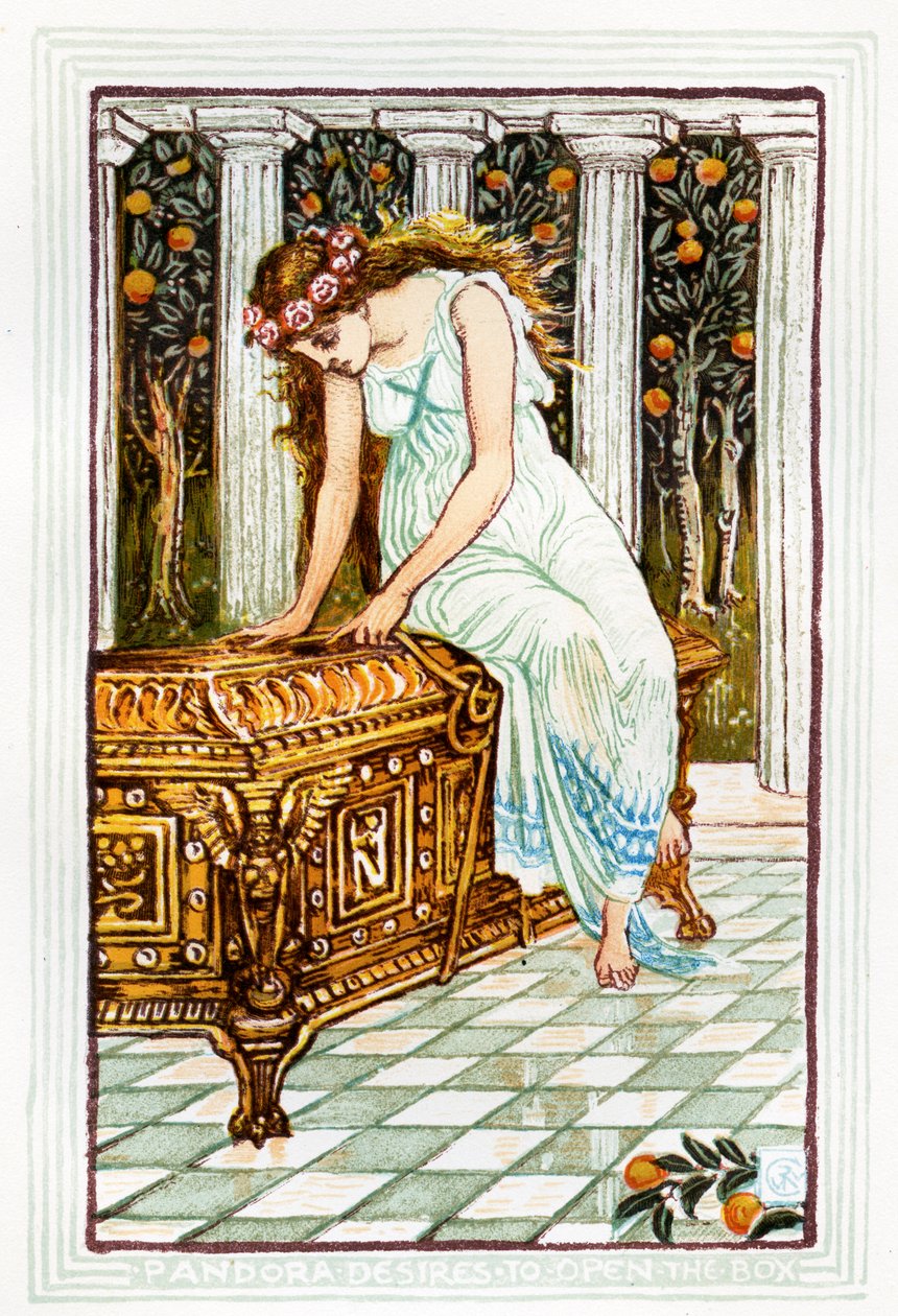Pandoran lipas tekijältä Walter Crane