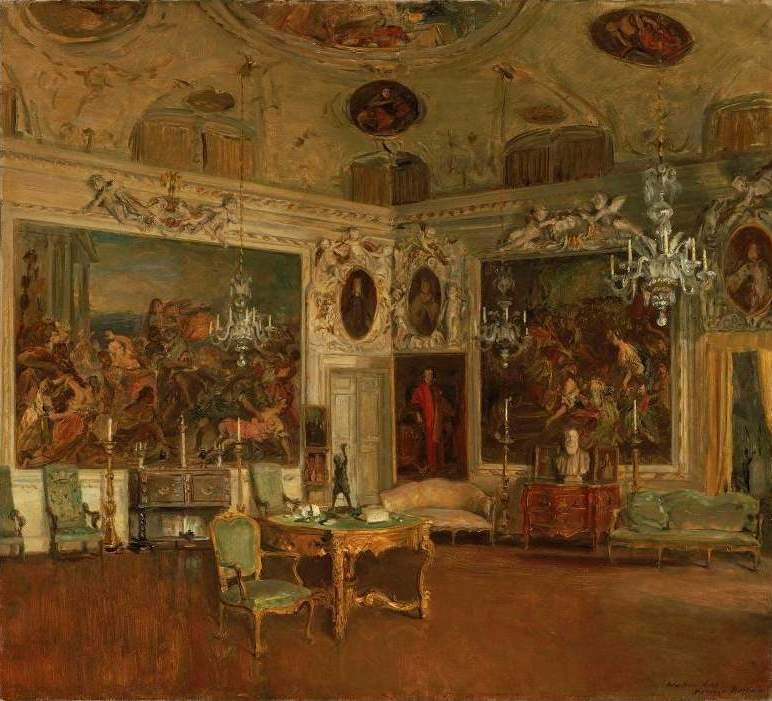 Palazzo Barbaron sisustus, Venetsia tekijältä Walter Gay