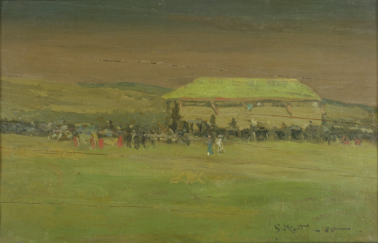 Dieppe Races, 1885 tekijältä Walter Richard Sickert