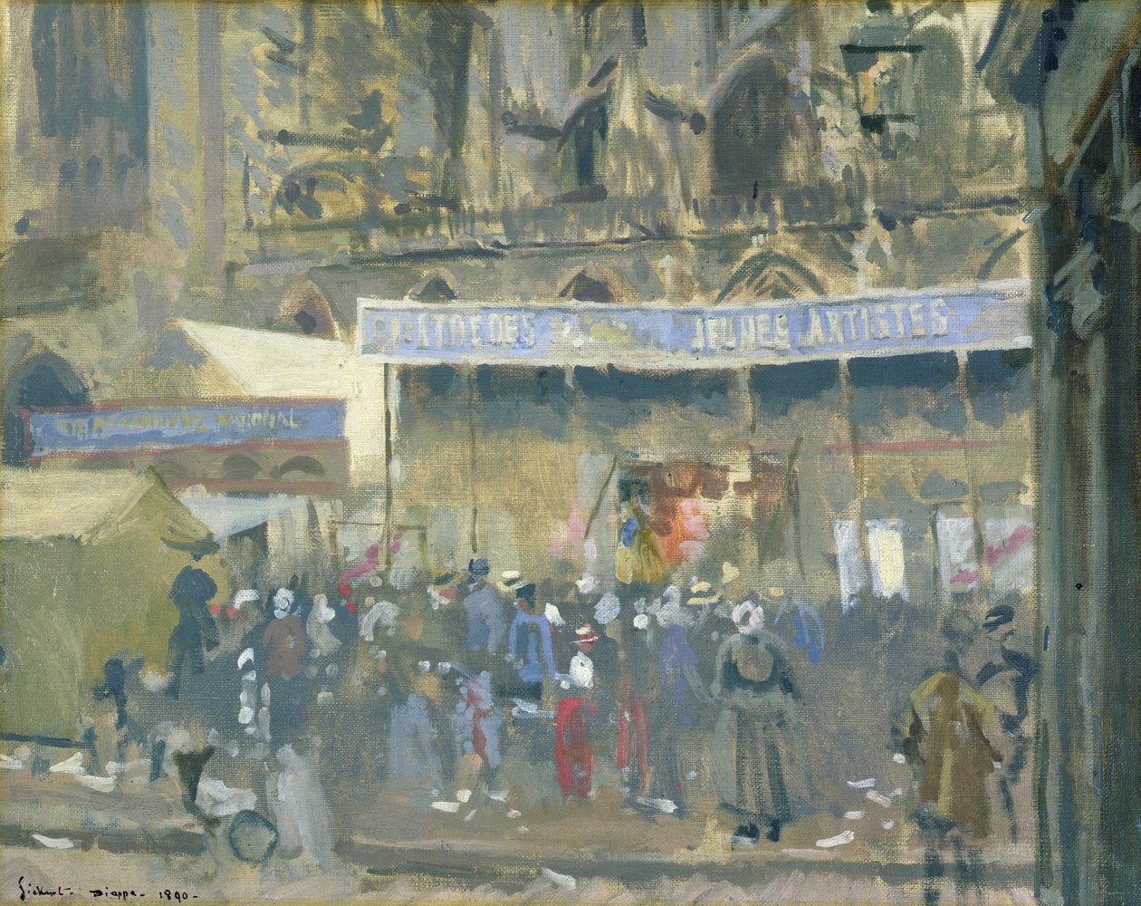 Nuorten taiteilijoiden teatteri, Dieppe, 1890 tekijältä Walter Richard Sickert