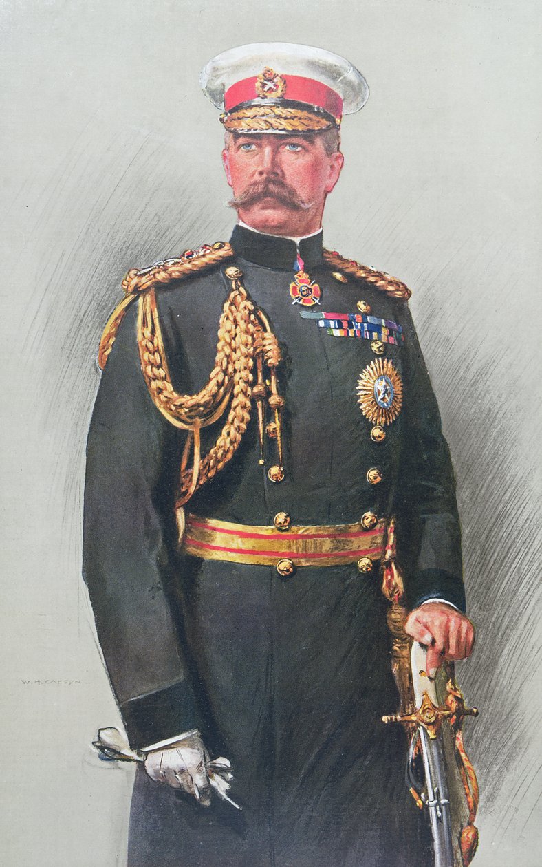 Khartumin varakreivi Kitchener (värikaiverrus) tekijältä Walter Wallor Caffyn