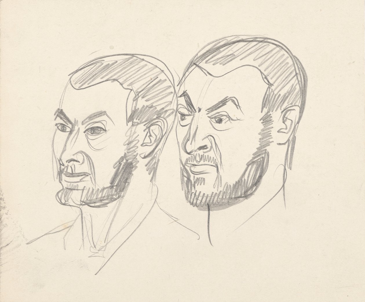 Estudi de dos retrats finès tekijältä Walter Barwig