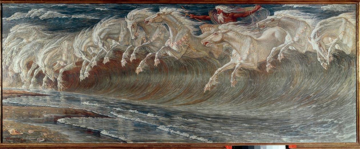 Neptunuksen ratsut tekijältä Walter Crane