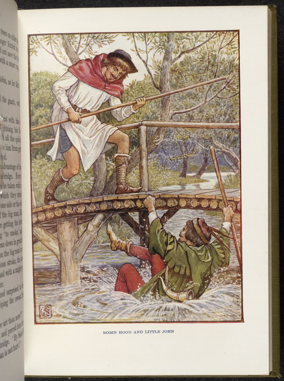 Robin Hood e o Pequeno Johnfinnish tekijältä Walter Crane