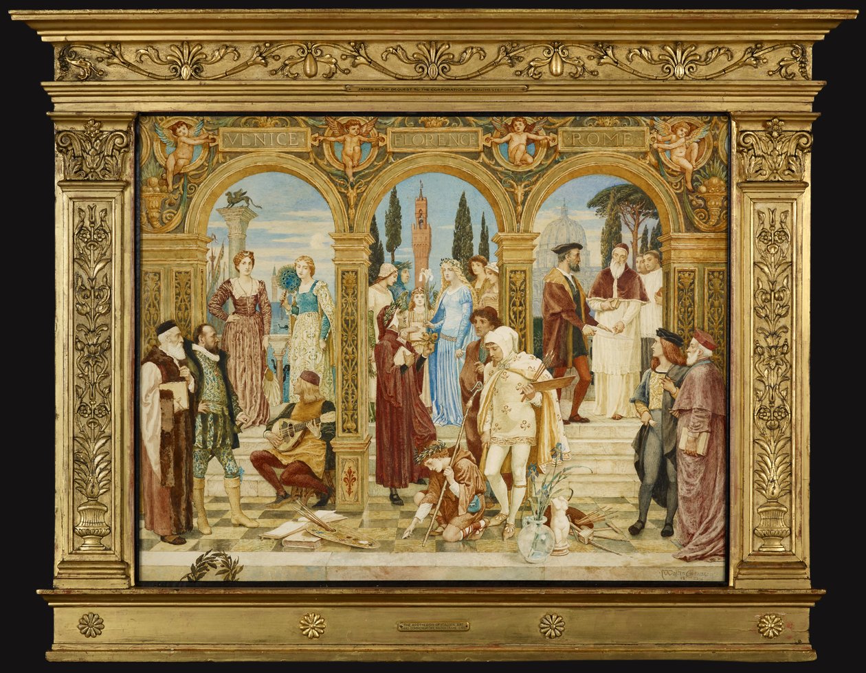 Italian taiteen apoteoosi tekijältä Walter Crane