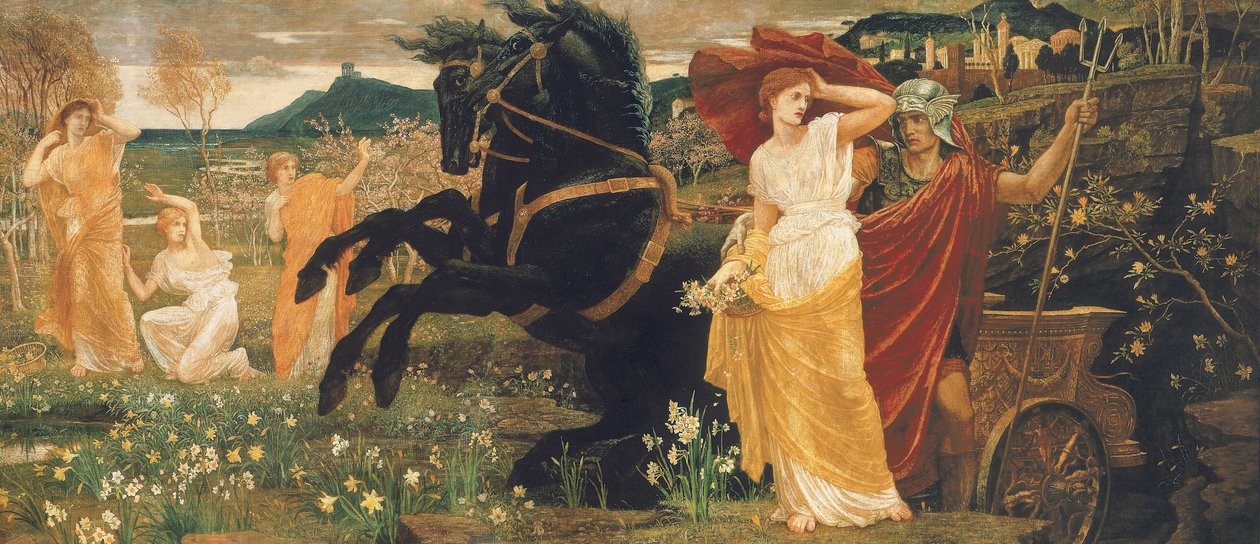 Persefonen kohtalo, 1877 tekijältä Walter Crane