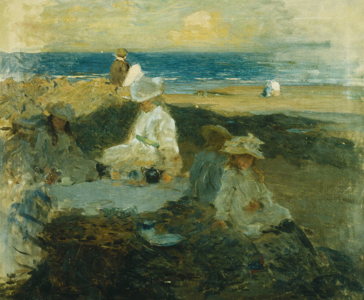 Rannalla, n. 1903 tekijältä Walter Frederick Osborne