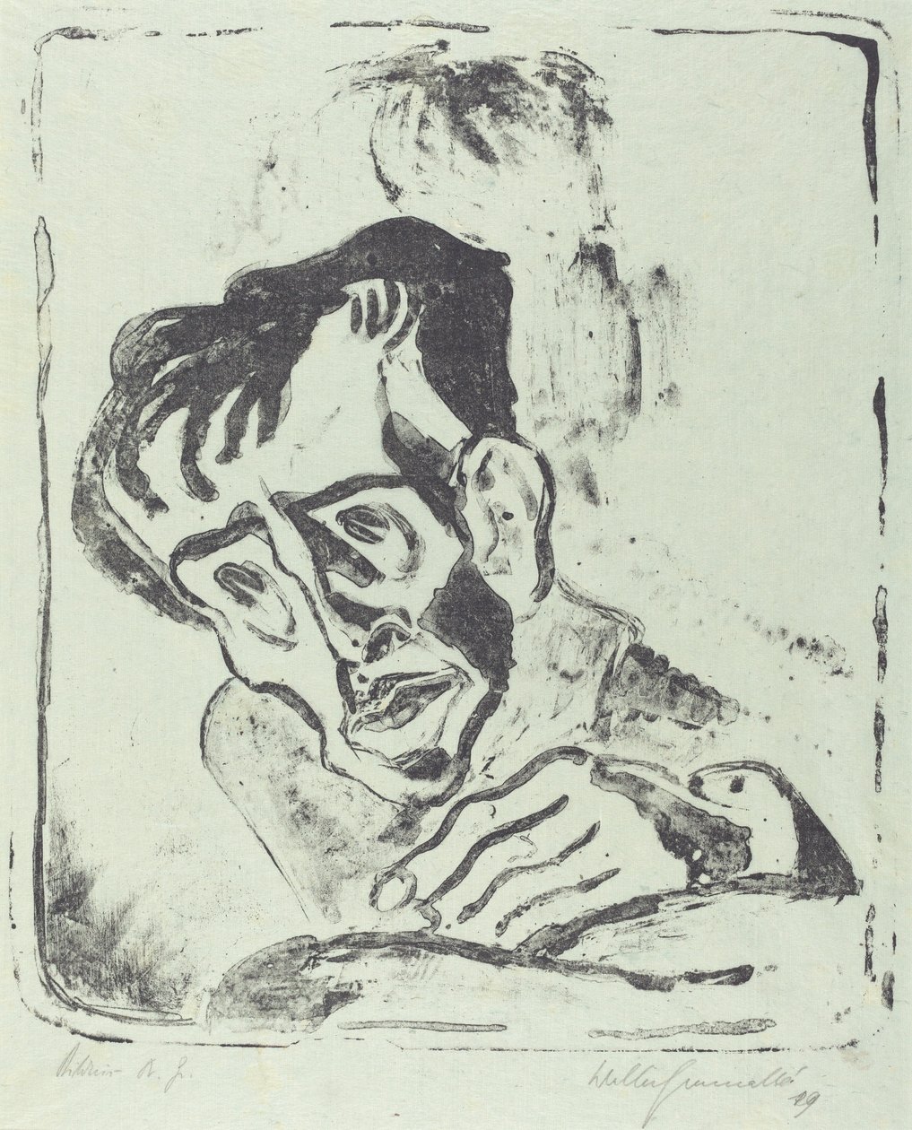 muotokuva dr Hienoa, 1919. tekijältä Walter Gramatte