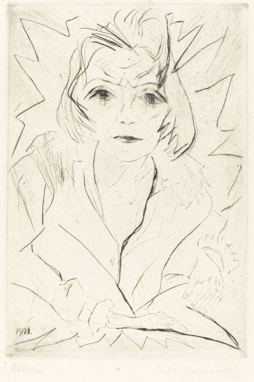 Neitotyttö, 1921. tekijältä Walter Gramatte