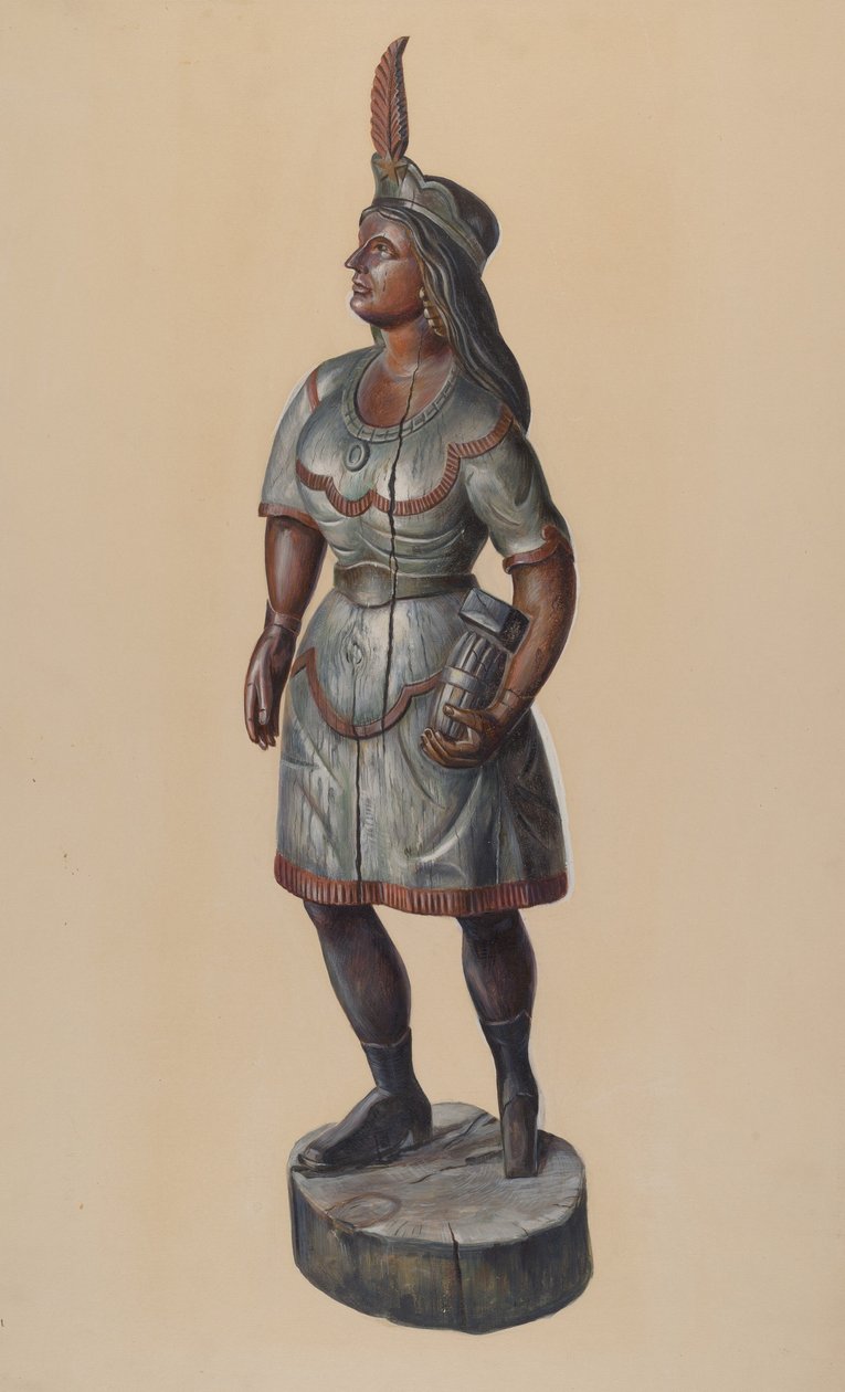Sikarikauppa Intialainen, c. 1937. tekijältä Walter Hochstrasser