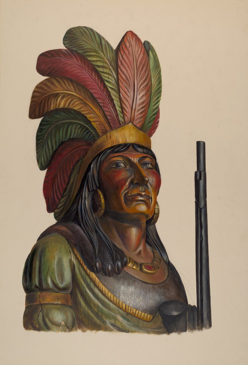 Sikarikauppa Intialainen, c. 1937. tekijältä Walter Hochstrasser