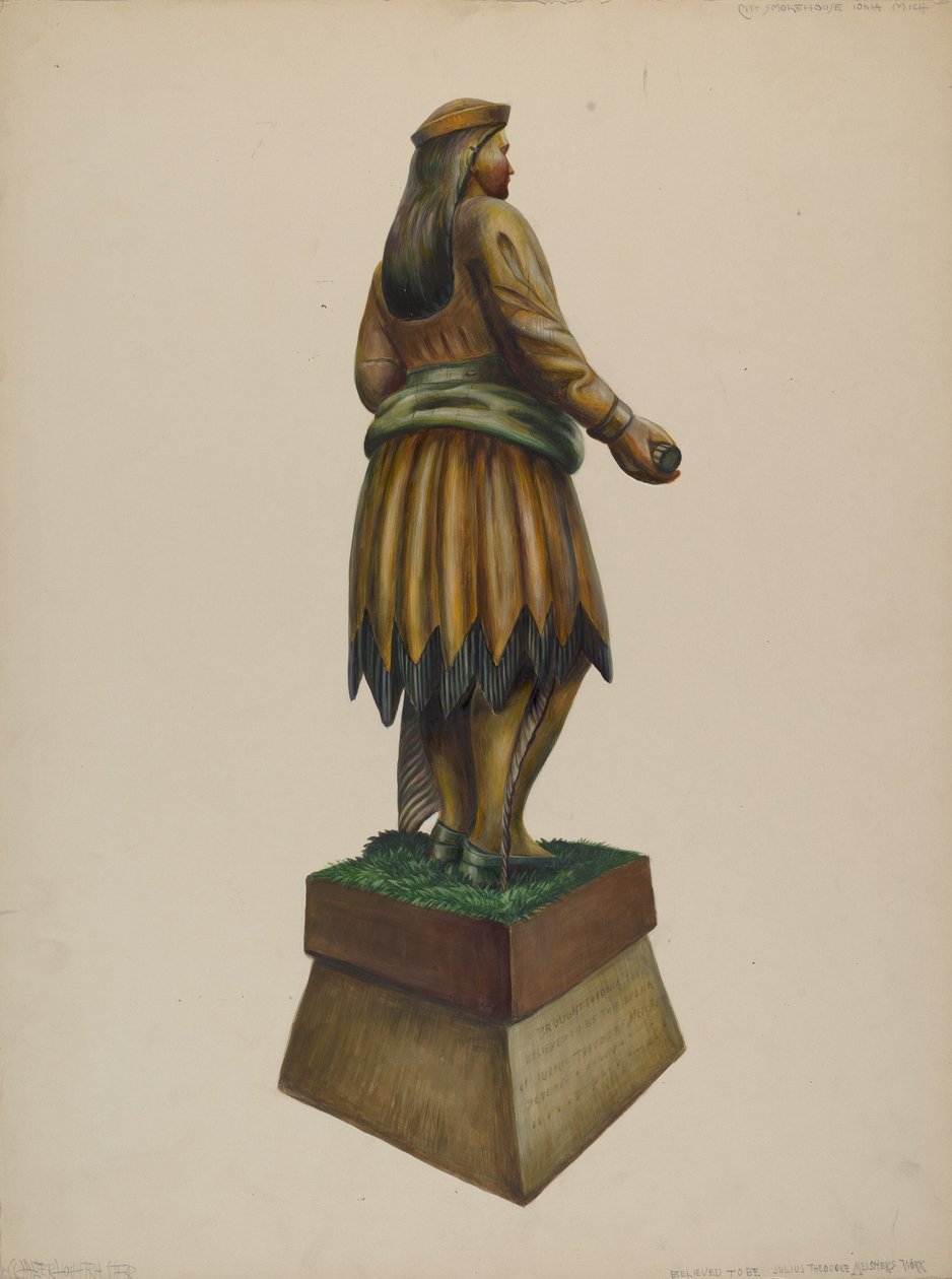Sikarikauppa Intialainen, c. 1937. tekijältä Walter Hochstrasser