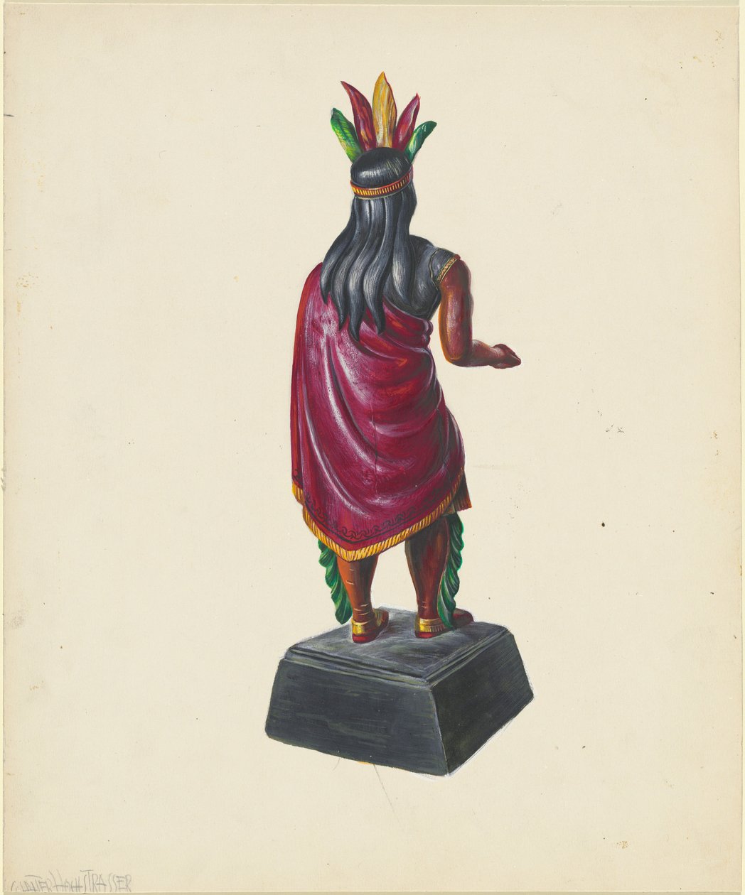 Sikarikauppa Intialainen, c. 1937. tekijältä Walter Hochstrasser