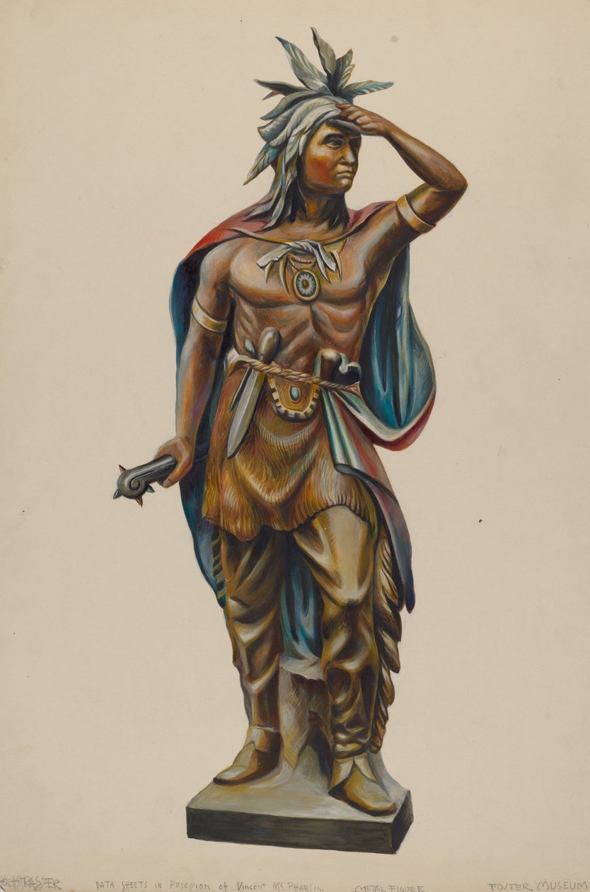 Sikarikauppa Intialainen, c. 1938. tekijältä Walter Hochstrasser