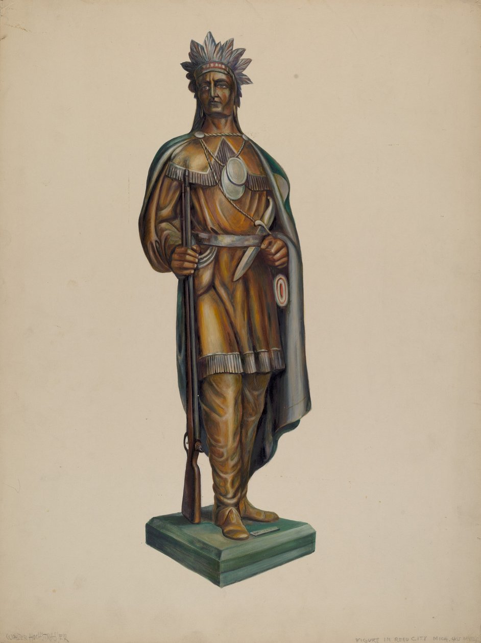 Sikarikauppa Intialainen, c. 1938. tekijältä Walter Hochstrasser