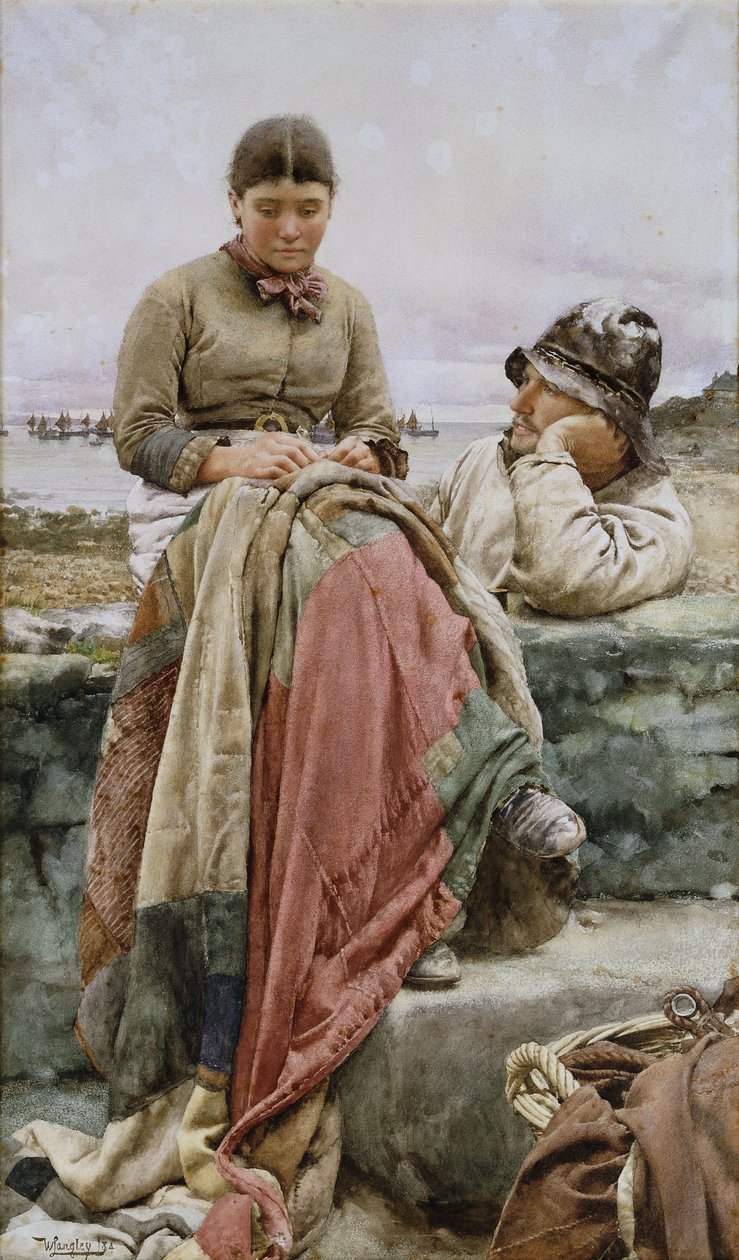Rakastaja ja hänen tyttönsä, 1884 tekijältä Walter Langley