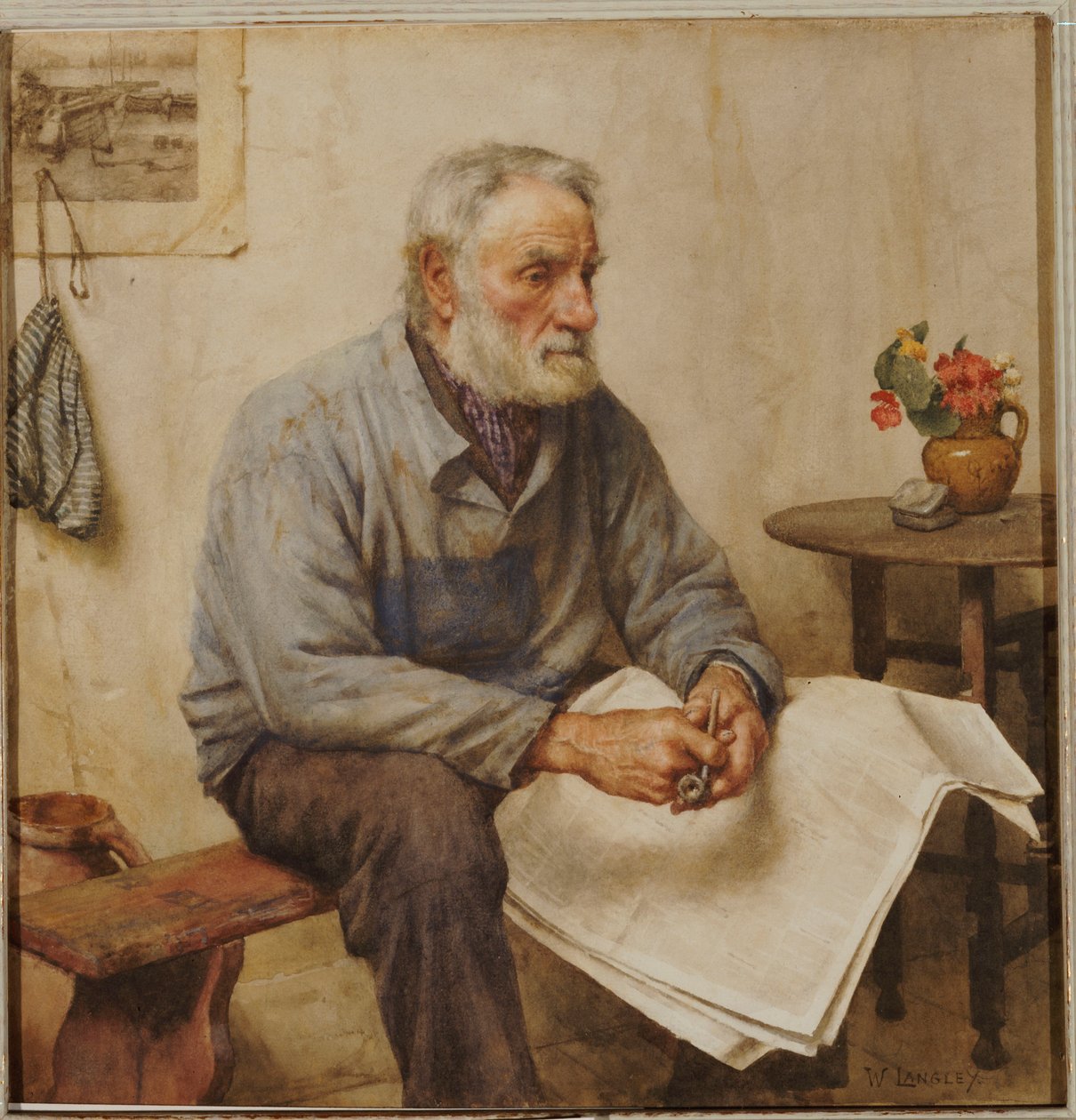Hetken lepo tekijältä Walter Langley
