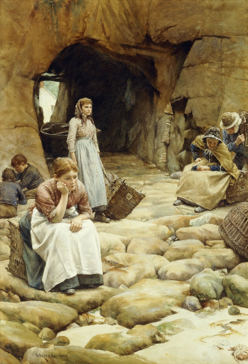 Kalastuskaudella, tekijältä Walter Langley