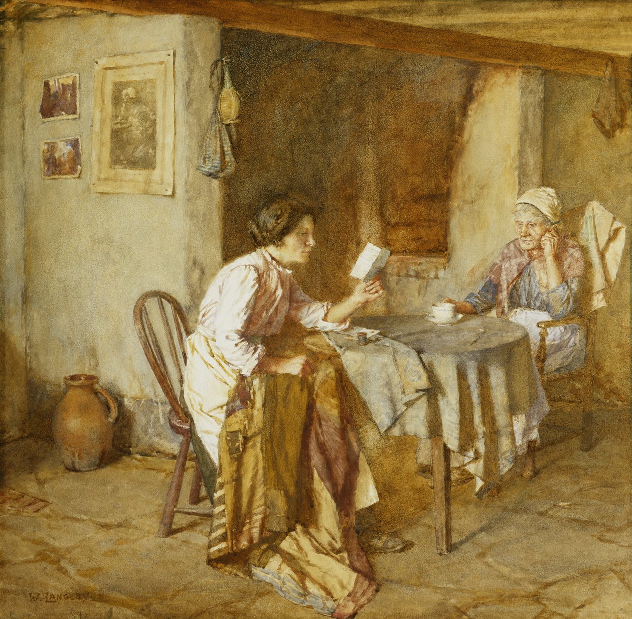Kirje, tekijältä Walter Langley