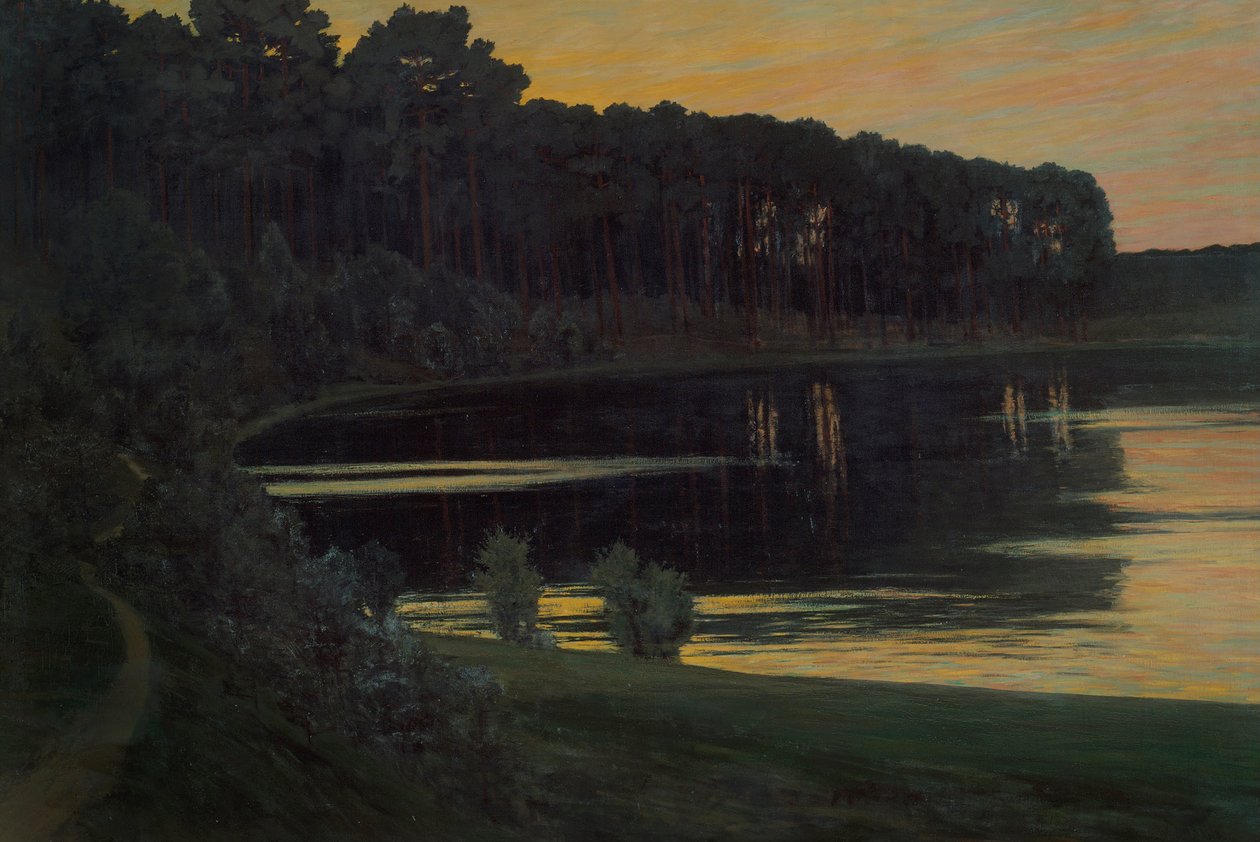 Grunewaldjärvi, 1895 tekijältä Walter Leistikow