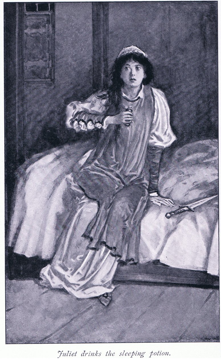 Julia juo unijuomaa, 1900-luku tekijältä Walter Paget
