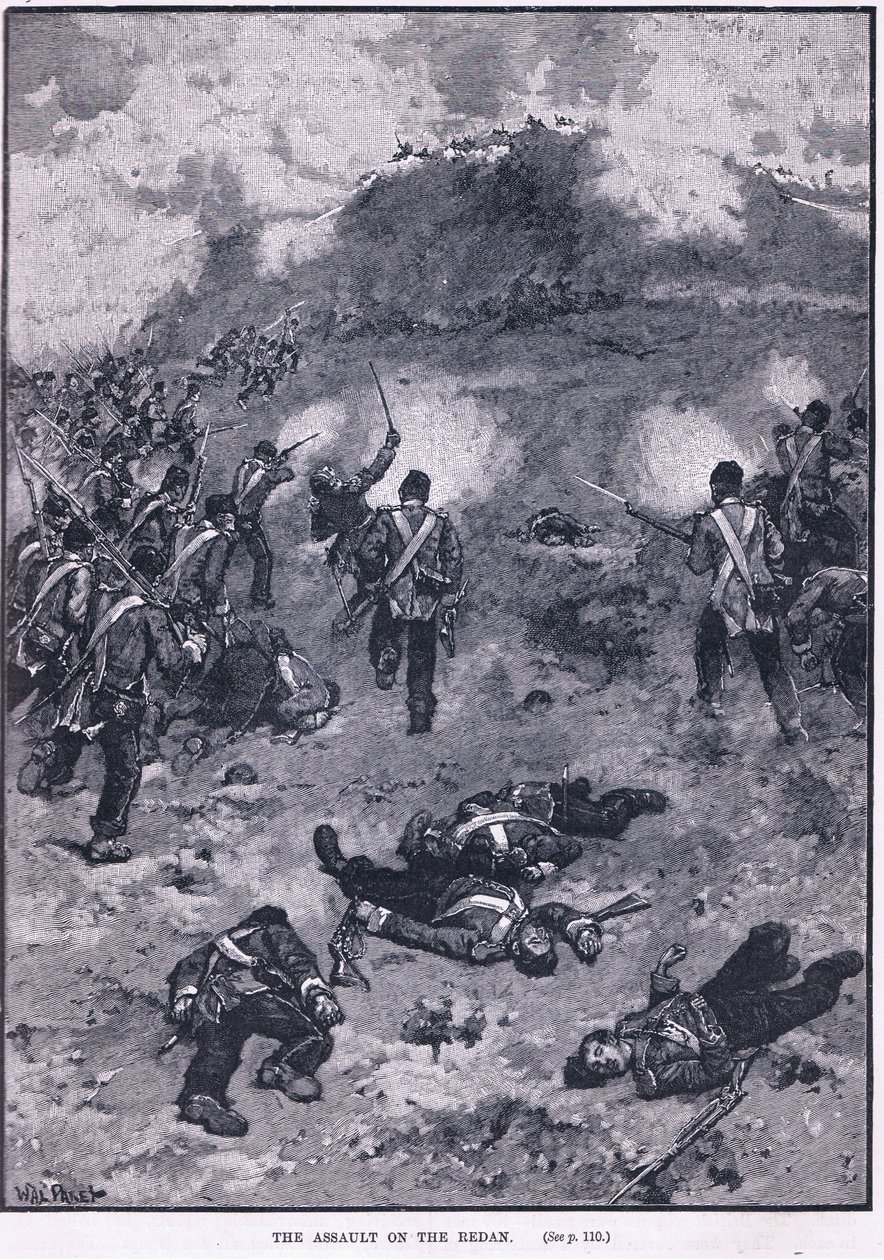 Hyökkäys Redaniin 1855 jKr tekijältä Walter Paget