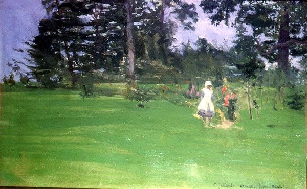 Figuurit nurmikolla tekijältä Walter Richard Sickert