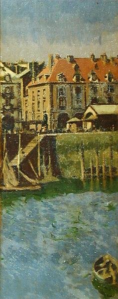 La Darse (Sisäsatama) Dieppe tekijältä Walter Richard Sickert